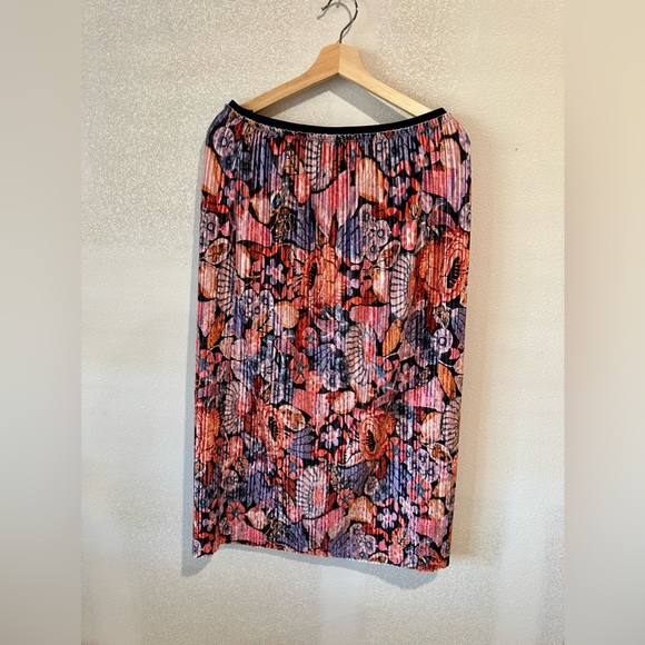 Anthropologie Maeve Tilda Pleated Velvet Skirt 💗 - Picture 8 of 10